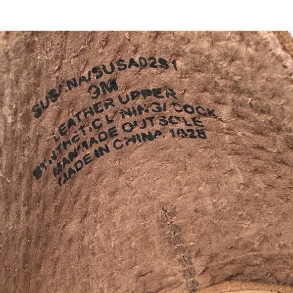 Steve Madden  Susana Camel Suede Espadrille Wedges Size 8 - Picture 5 of 11